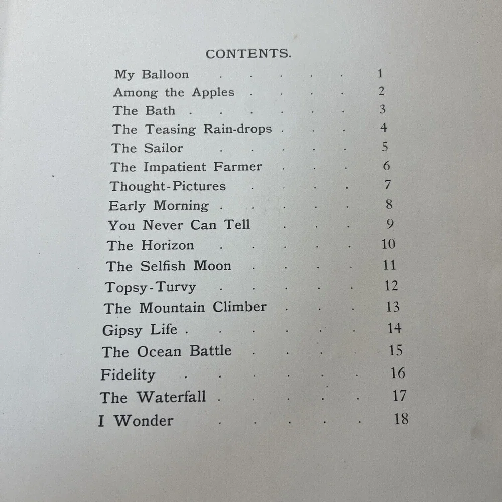 Althea Randolph‎ / BOUQUET OF RHYMES FOR CHILDREN VERSES BY RANDOLPH 1909